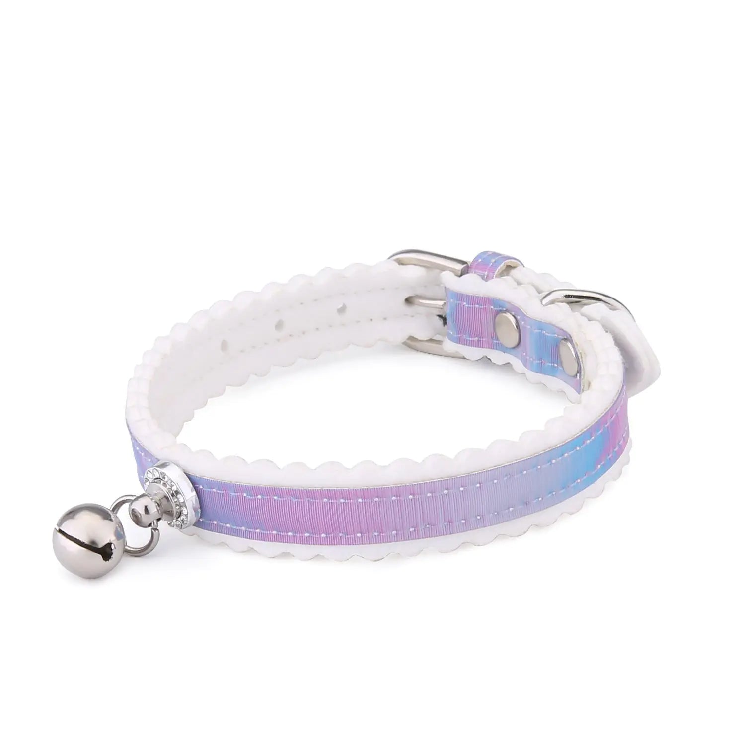Gradient Color Cat Collar with Bell for Pets