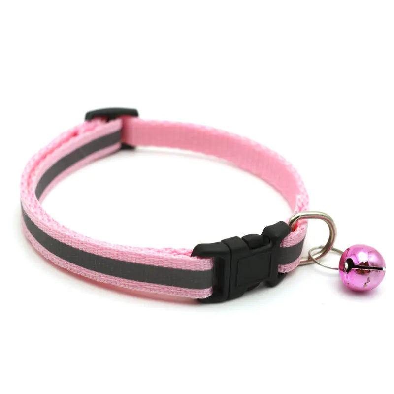 Reflective Bell Cat Collar for Pets