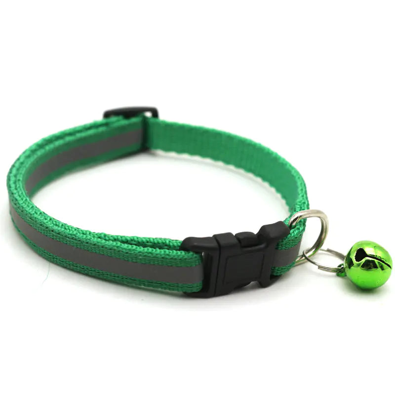 Reflective Bell Cat Collar for Pets