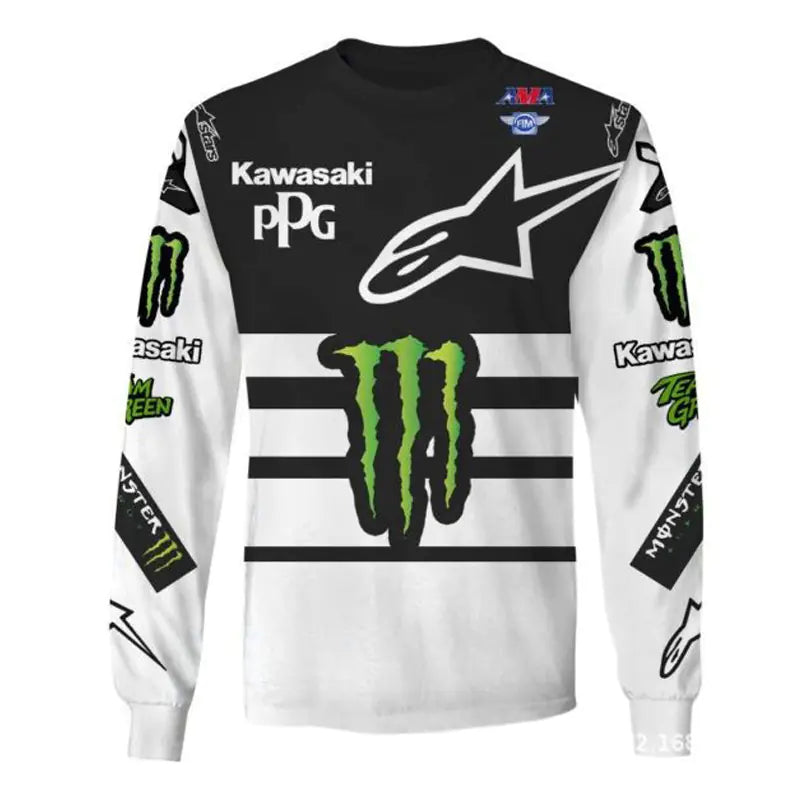 Men's Outdoor Breathable Long Sleeve Motorcycle Shirt