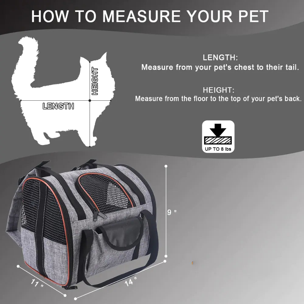 Multi-functional Cat Carrier Backpack for Travel