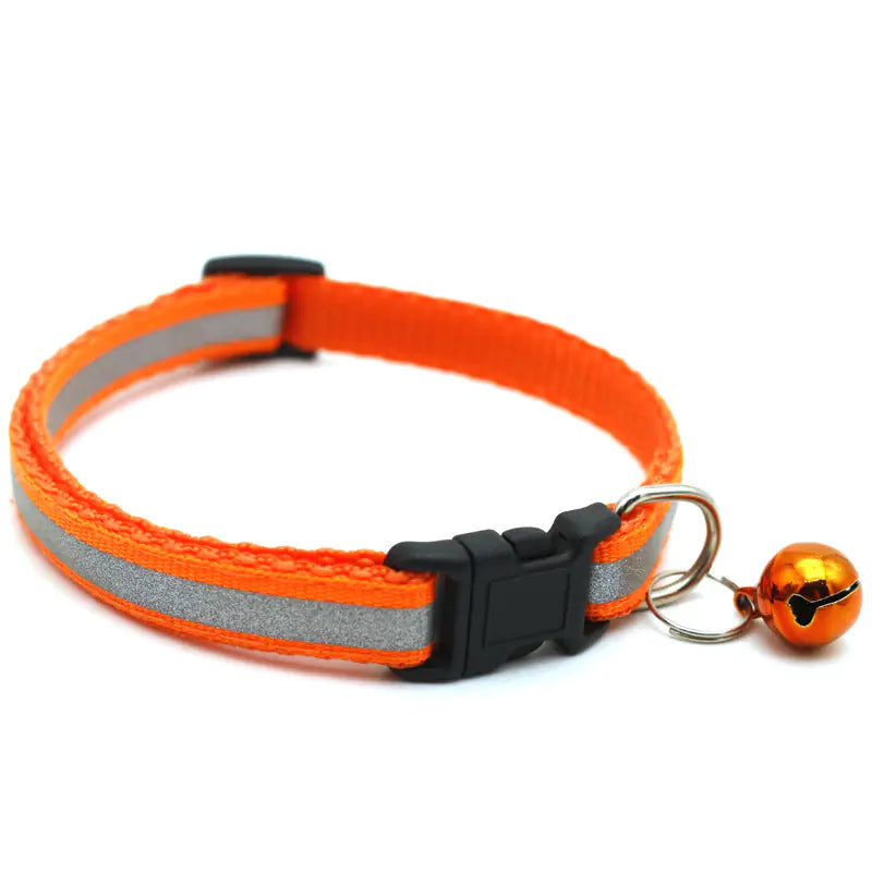 Reflective Bell Cat Collar for Pets